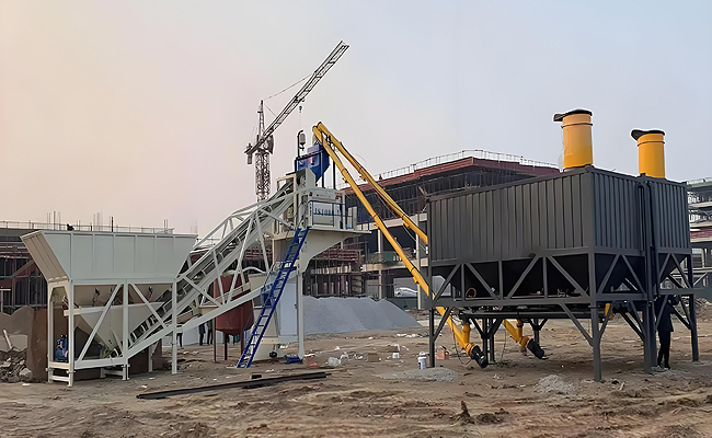Mobile Concrete Batching Plant