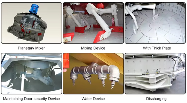 Structure of Planetary Concrete Mixer