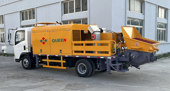 truck-mounted concrete pump