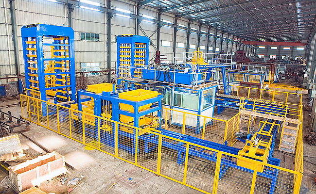 Semi-automatic Block Production Line