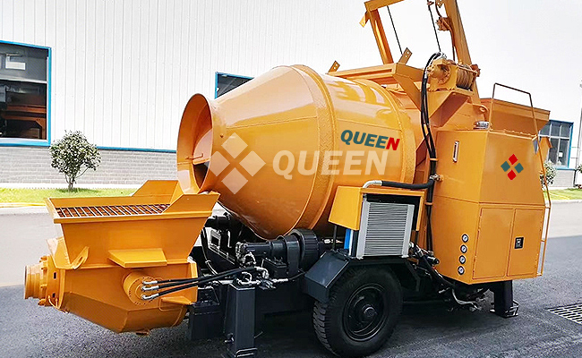 Trailer Concrete Mixer with Pump Price