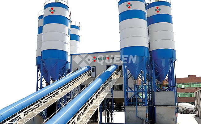 2HZS120 Concrete Batching Plant in the Philippines