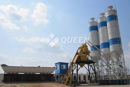 HZS75 High Efficiency Concrete Batching Plant 75m³/h