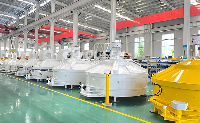 Planetary Mixer for Precast Concrete