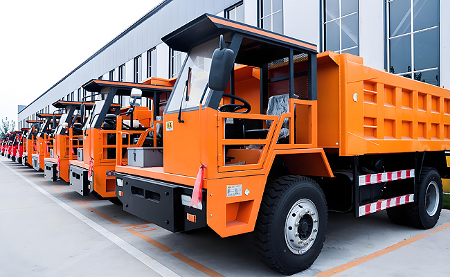 dump trucks